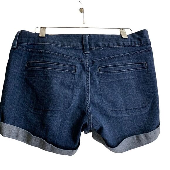 Old Navy "The Diva" Blue Denim Jean Shorts -Cuffed Size 8 - Picture 3 of 8